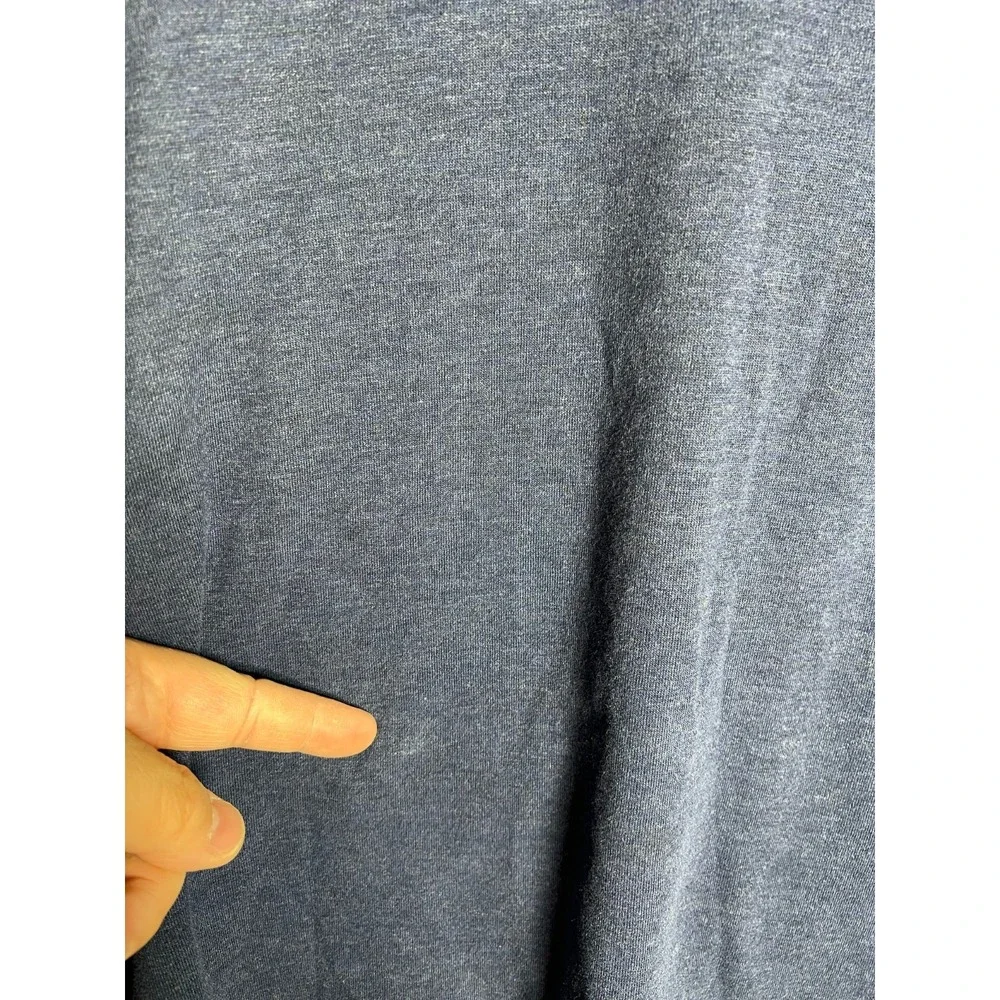 Polo Ralph Lauren XL Men's Quarter-Zip Pullover Sweatshirt Navy Blue Red Pony